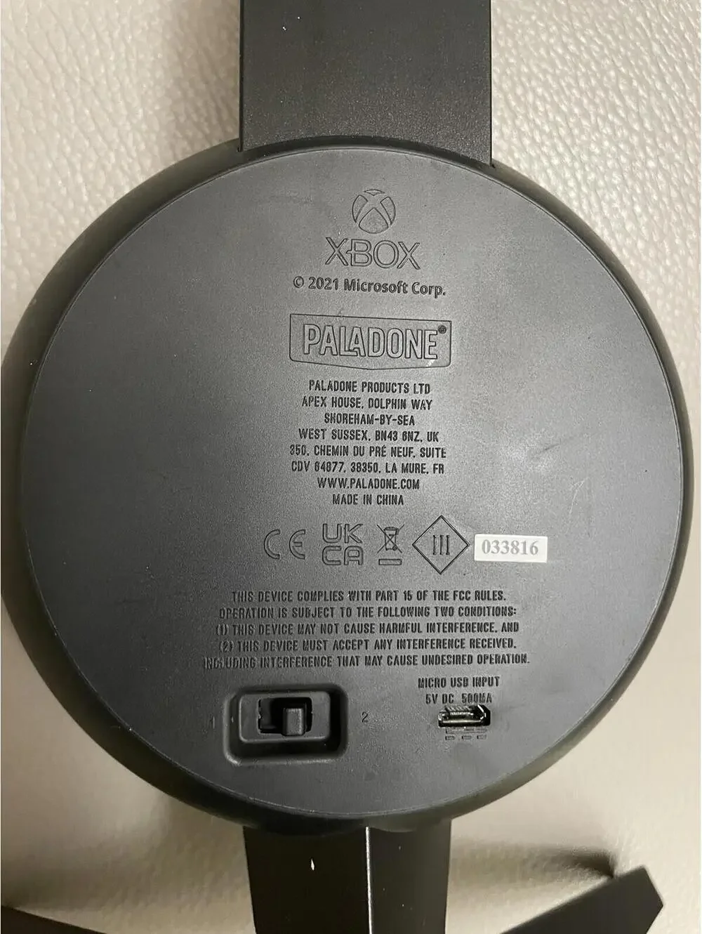 XBOX Official Gear Paladone Light Up Headphone Stand Gaming Accessory